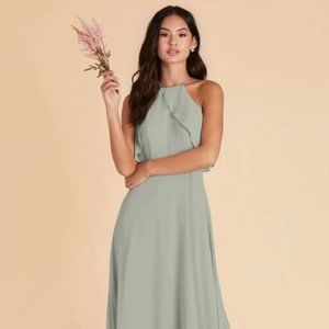 Birdy Grey Jules Chiffon Sage Dress